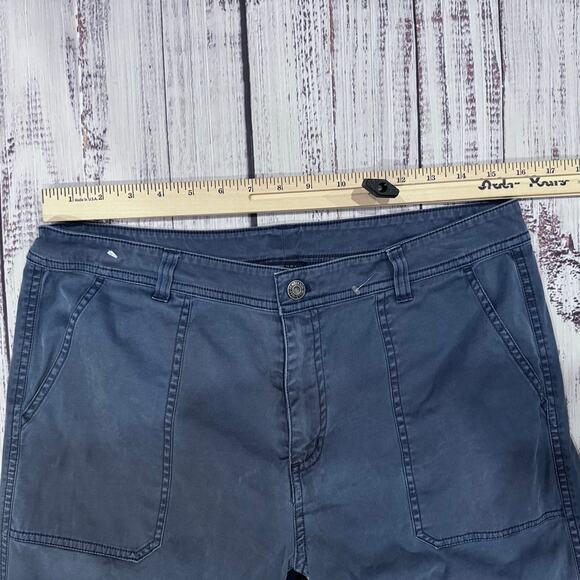 Pendleton Blue Utility Chino Pants Women’s 12 Straight Leg Twill 27.5” - Picture 3 of 7